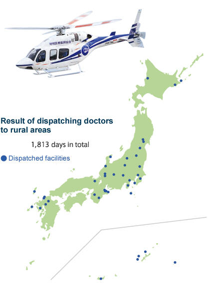 Result of dispatching doctors to rural areas